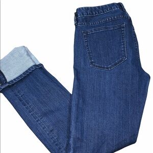 Gap size 27 always skinny cuffed jeans